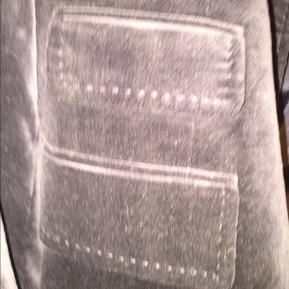 Dark purple velvet blazer. - Picture 2 of 4